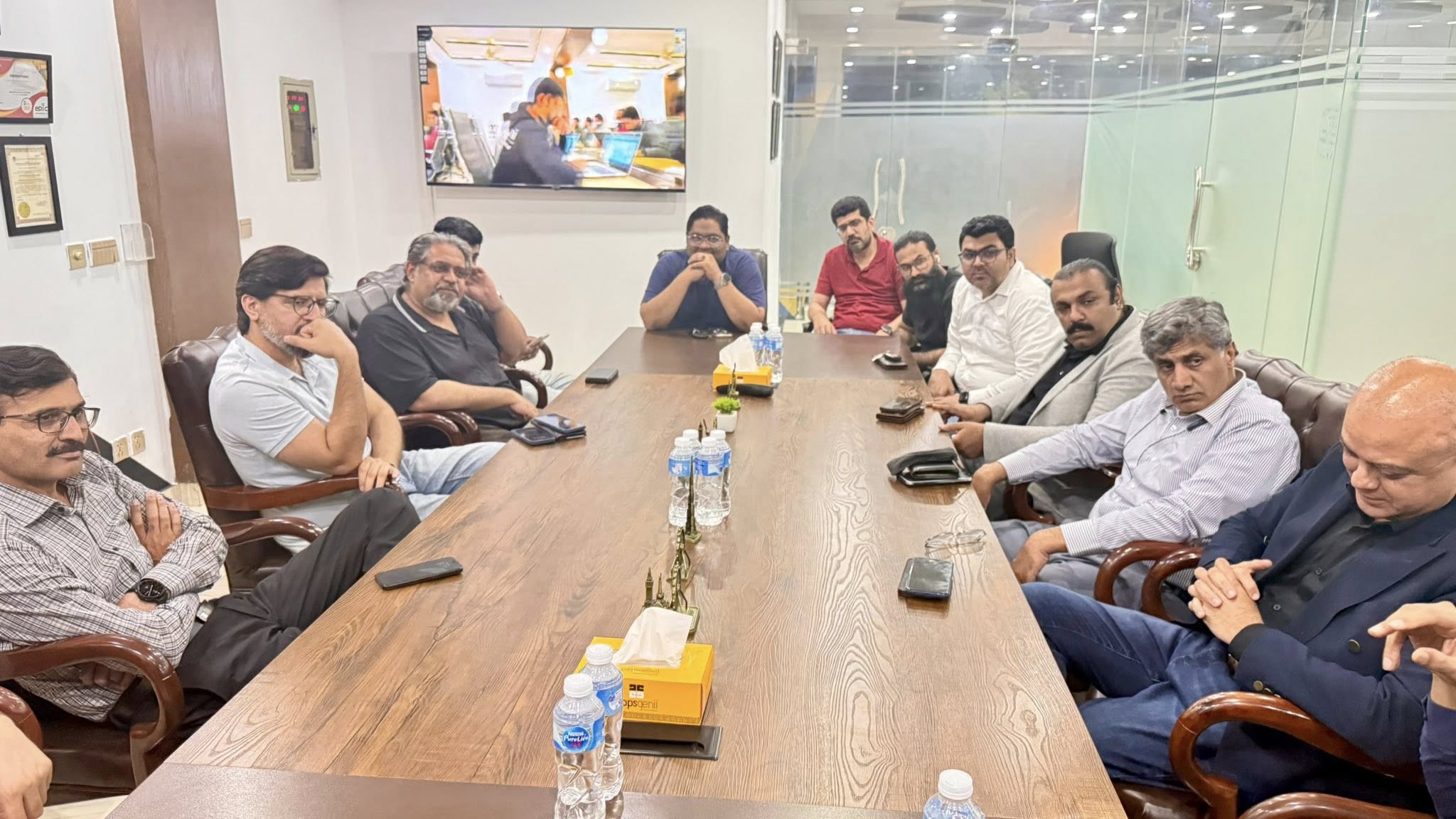 Mudassir Malik with AppsGenii team